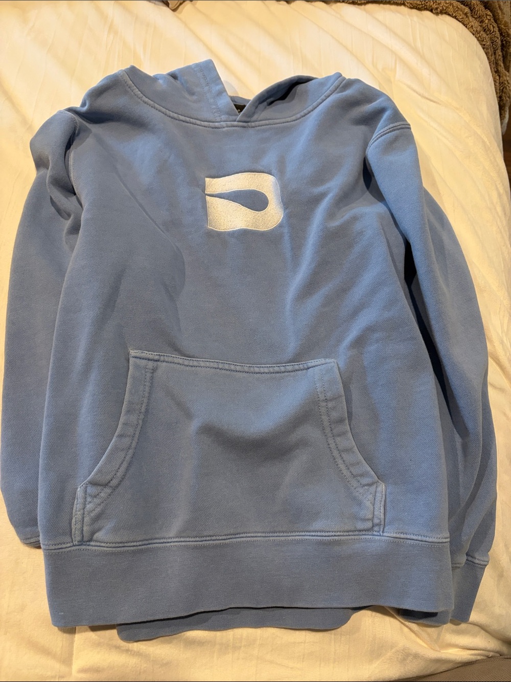 Boys medium Drip shop Light Blue Pullover Hoodie Sweatshirt
